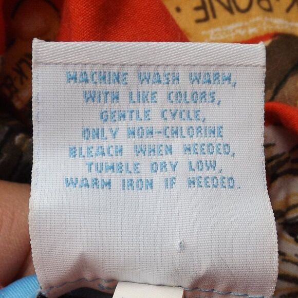 NICK & NORA Pajama Top, S, Dogs, Milk Bone, Long sleeves, Vintage, Pockets, Red - Picture 10 of 10